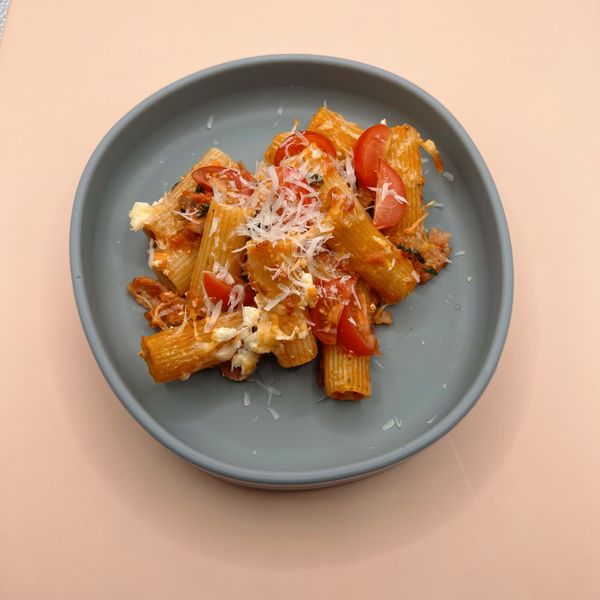 Tomat- och fetaostpasta (gärna i airfryer)