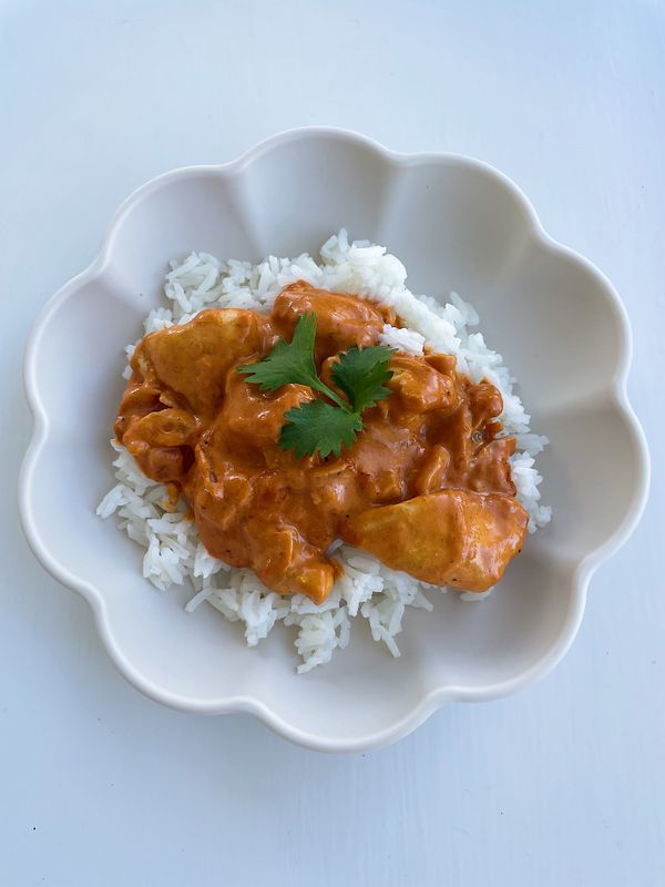 Kycklingstroganoff