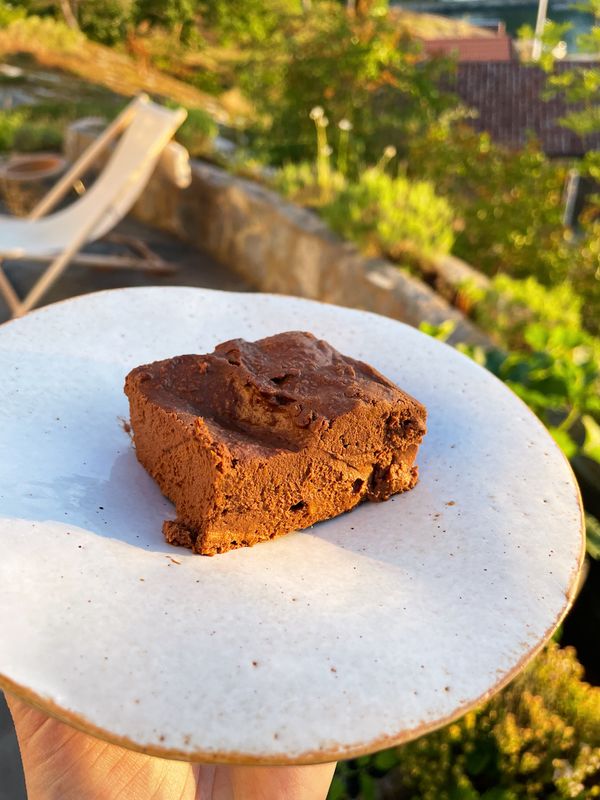 Chokladfudge på två ingredienser