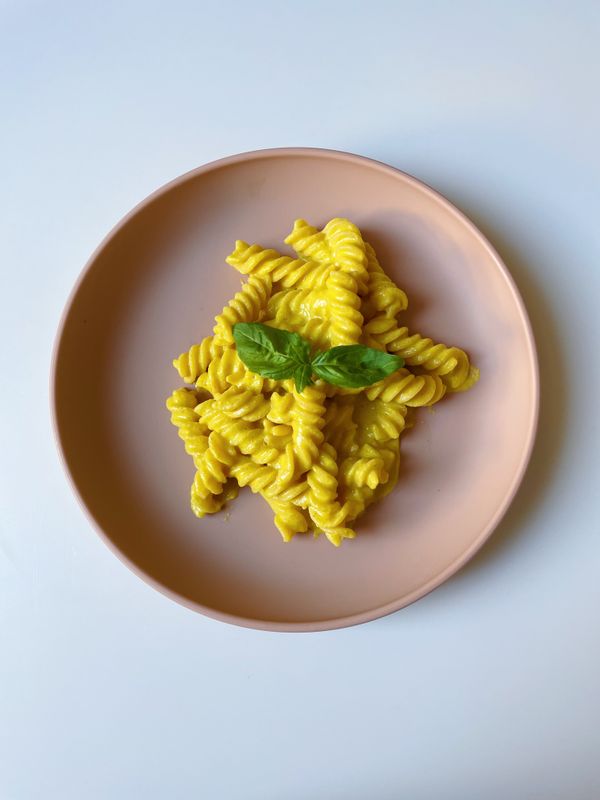 Pastasås på kyckling och curry