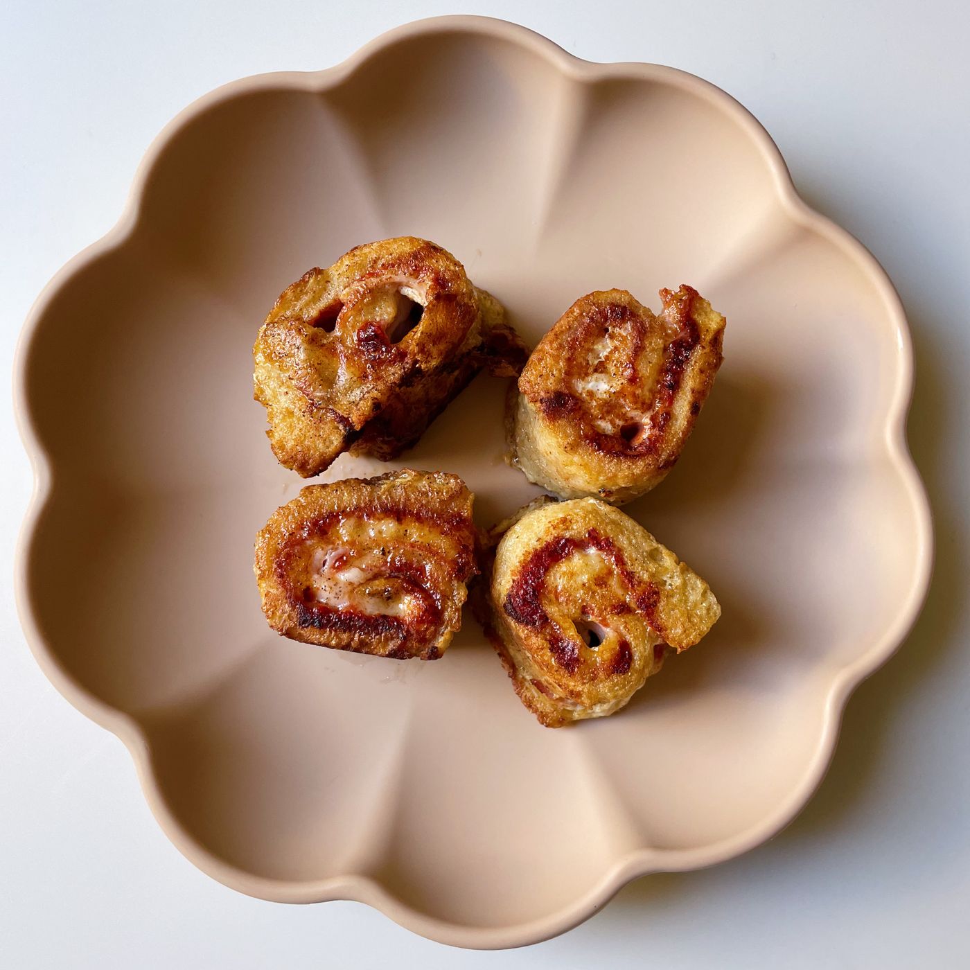 Pizzabullar gjorda på toast