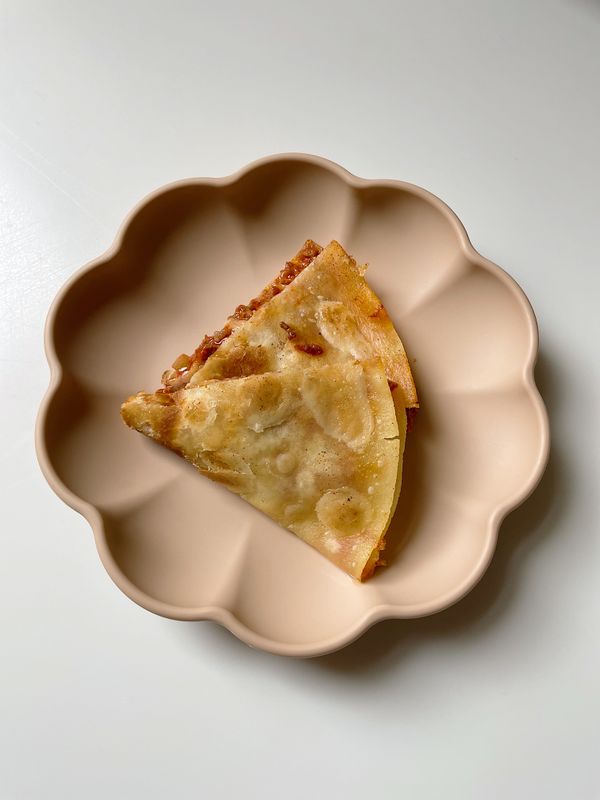 Quesadillas med ost och köttfärssås