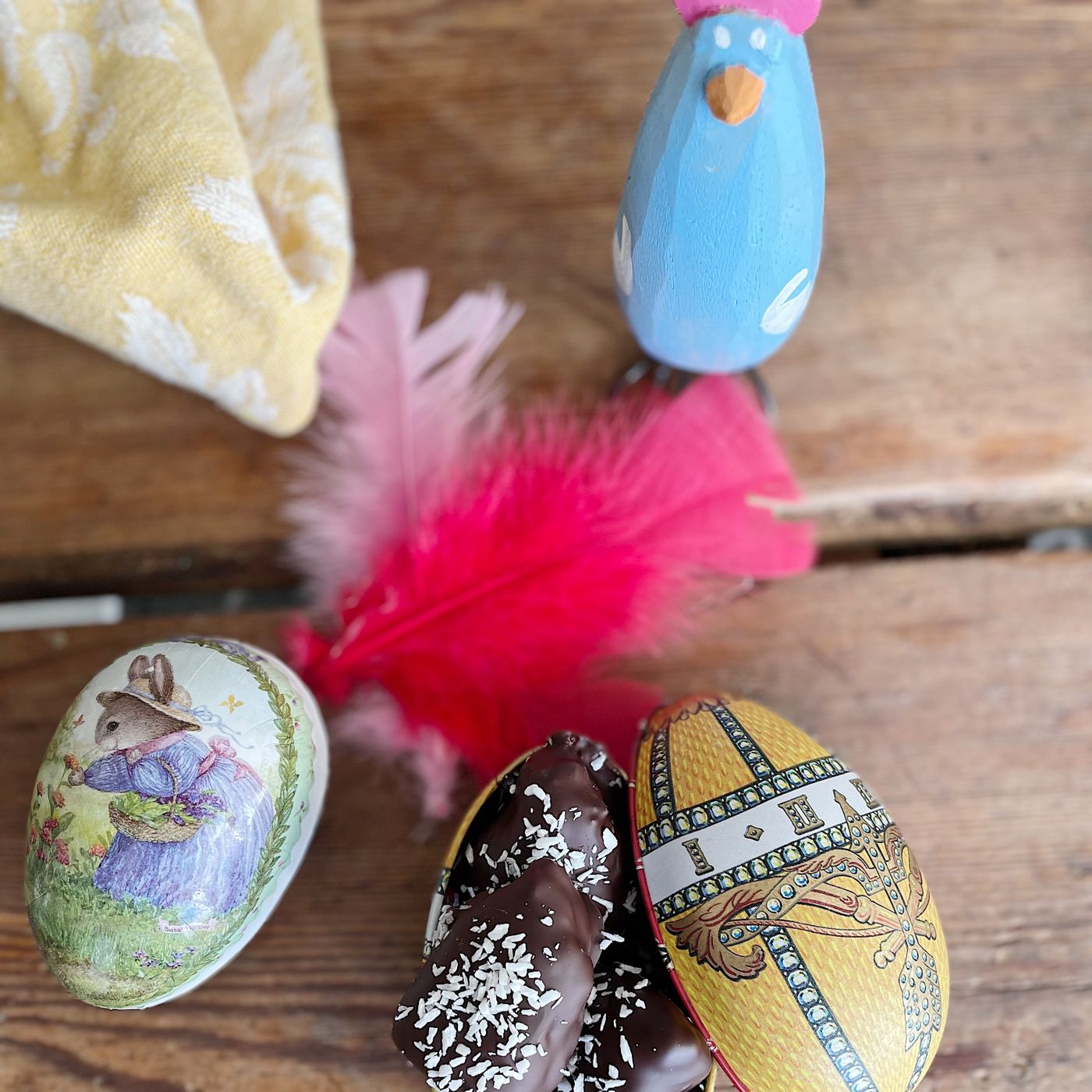 Kokos- och chokladägg