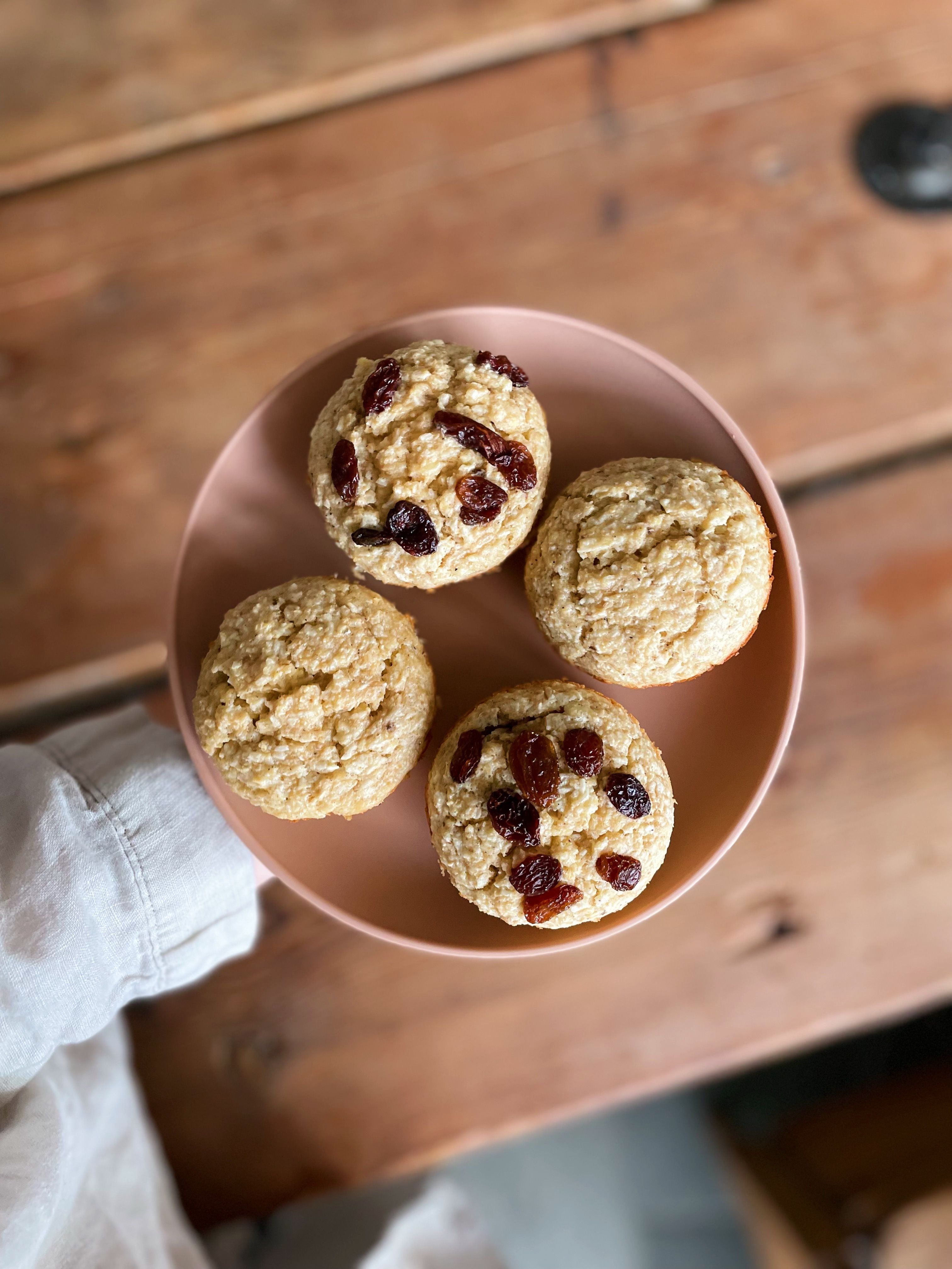 Muffins med yoghurt och jordgubb - Recept