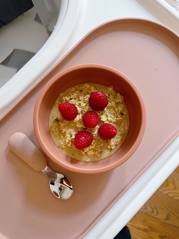 Over night oats (kall gröt) med gurkmeja
