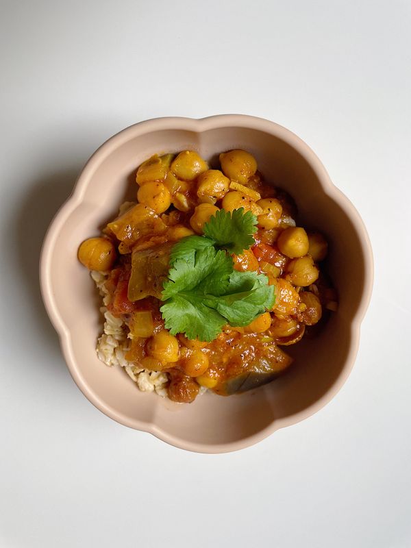 Marockansk gryta med saffran (vegansk)