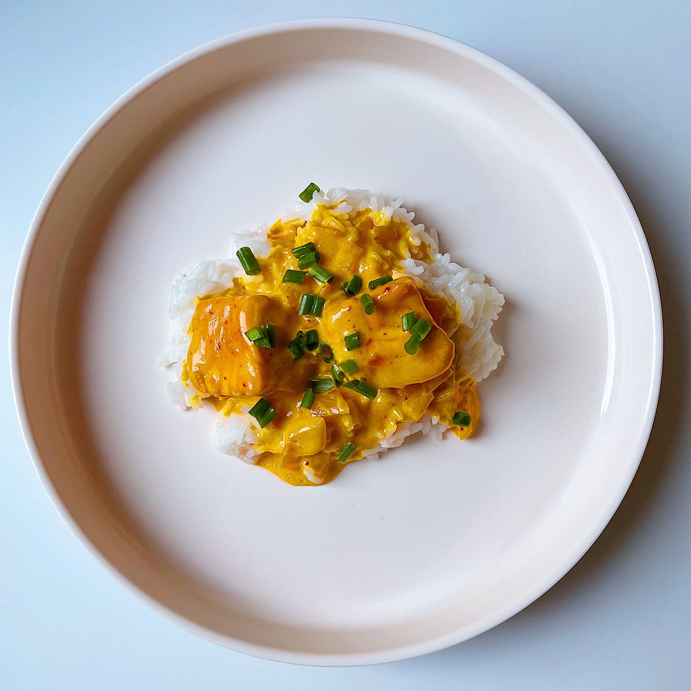 Laxgryta med saffran