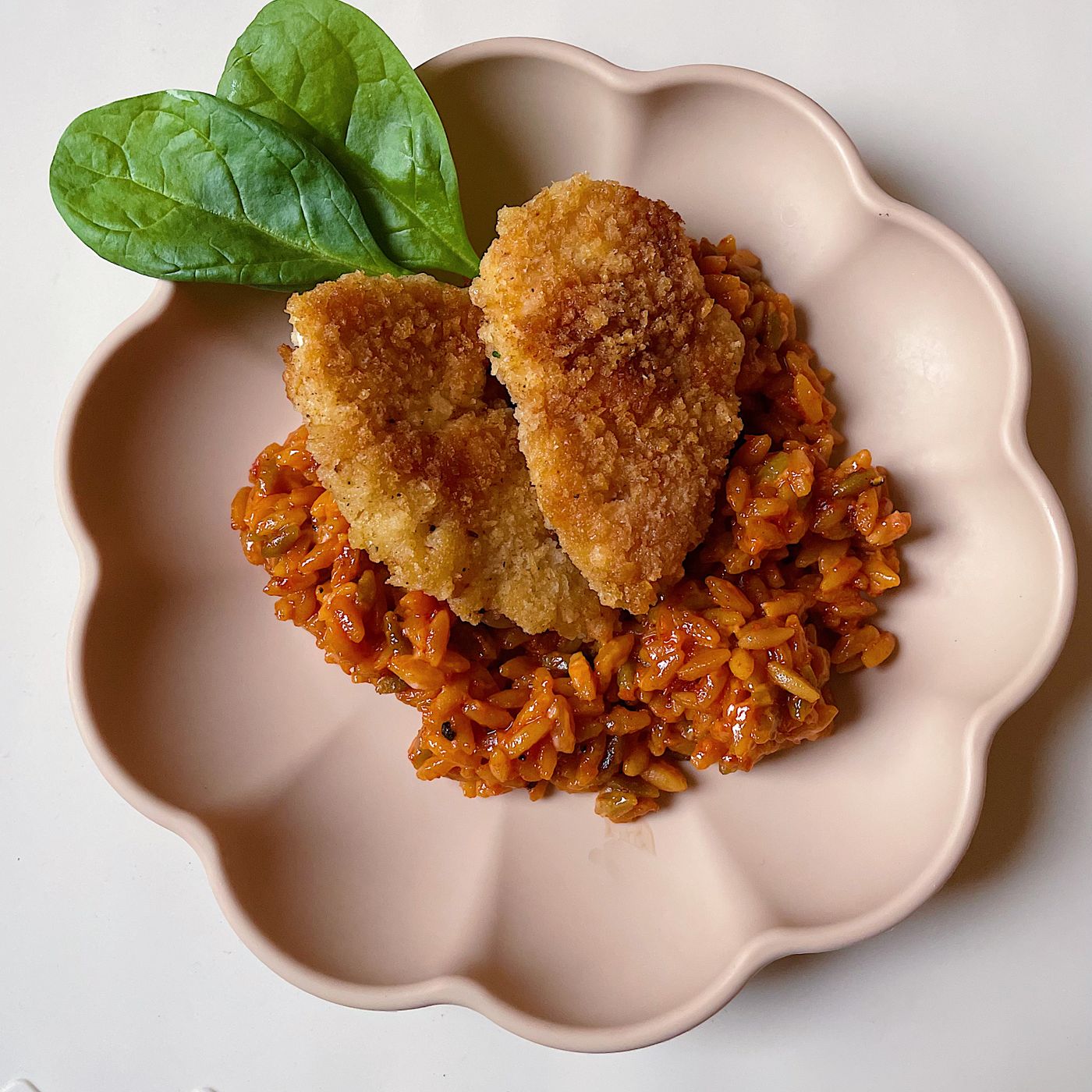 Chicken nuggets med snabb "risotto"