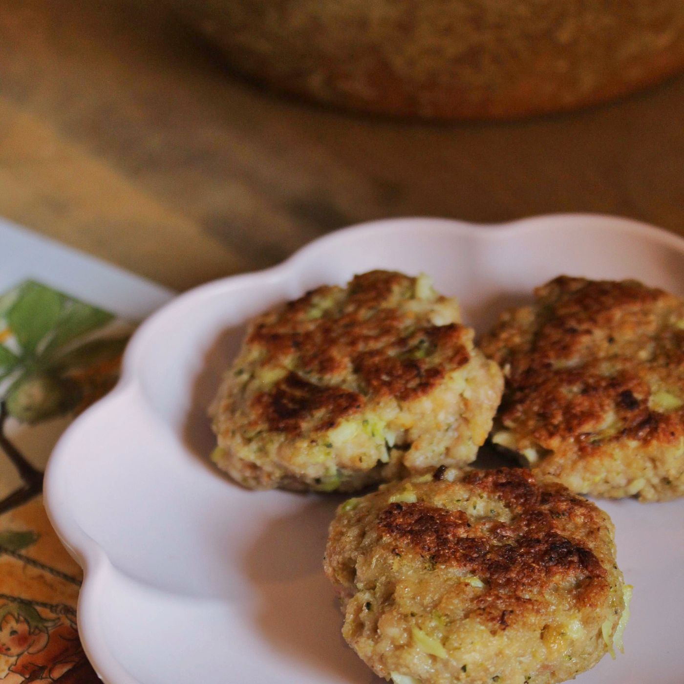 Kyckling- och broccolibiffar