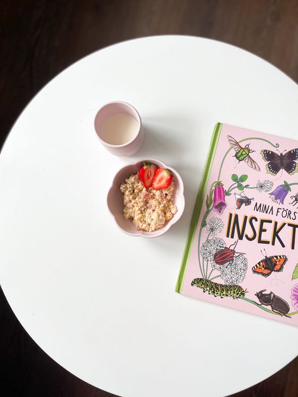 Banan & jordgubbsmums