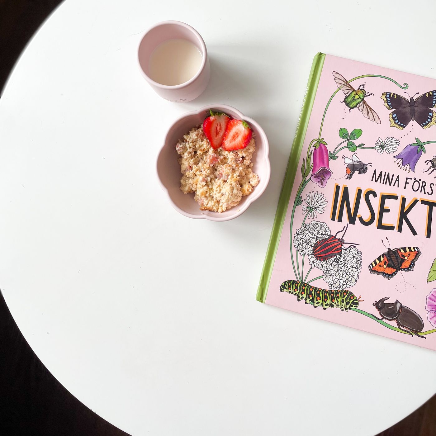 Banan & jordgubbsmums