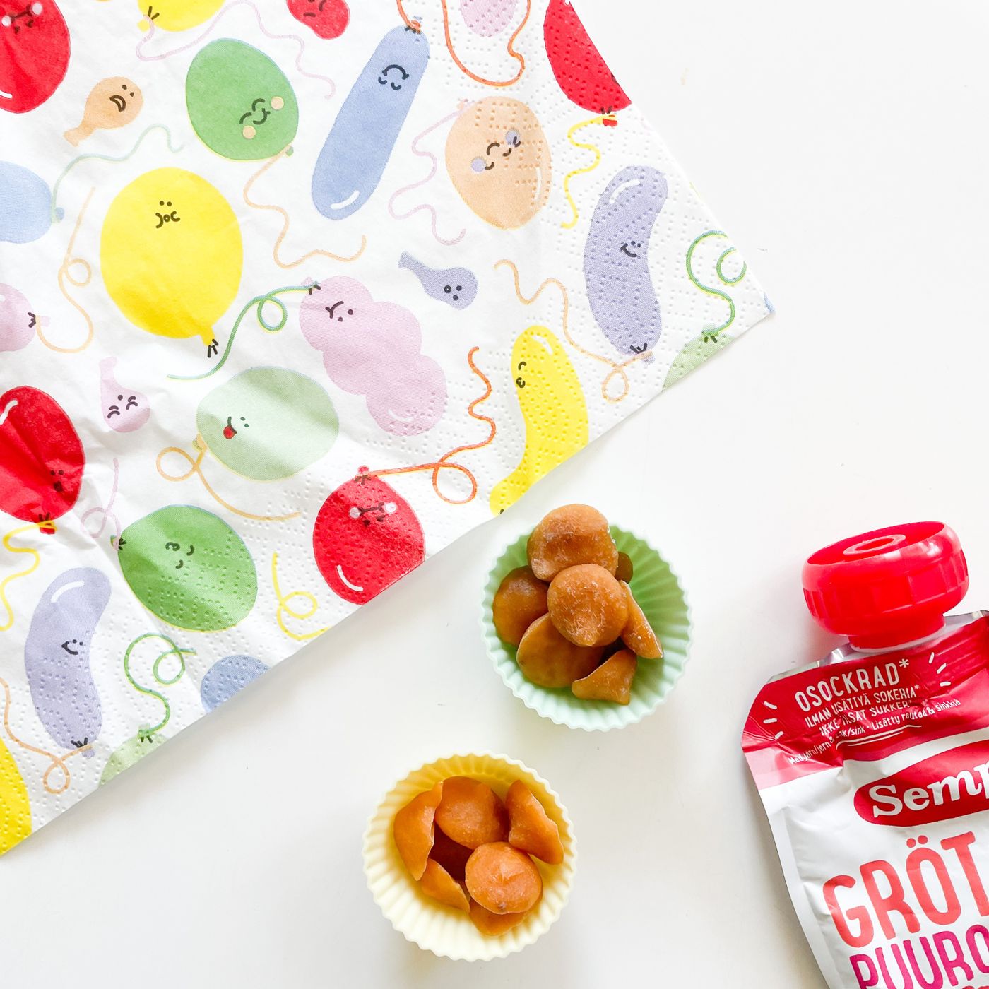 Frysta klämmisbitar