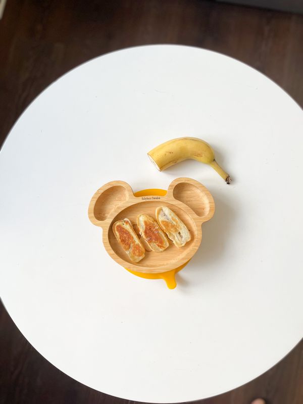 Bananfyllda plättar