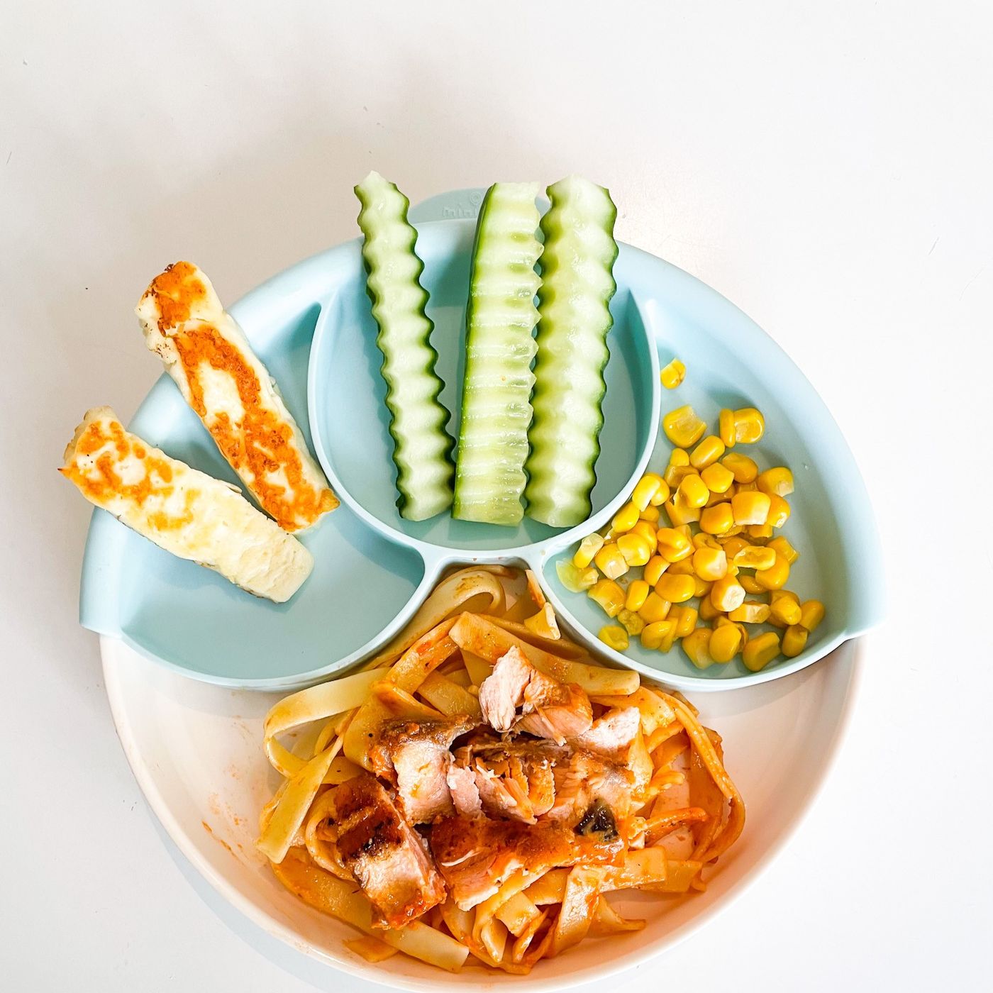 Marinerad lax med tagliatelle