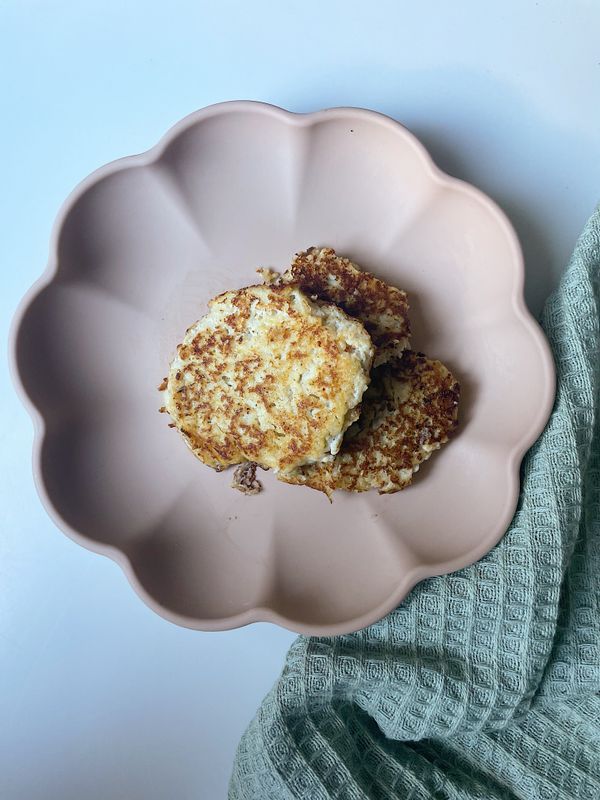 Kokos- och äppelplättar