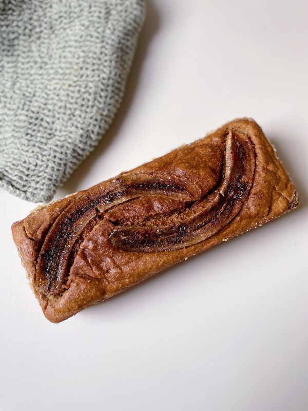 Bananbröd med jordnötssmör