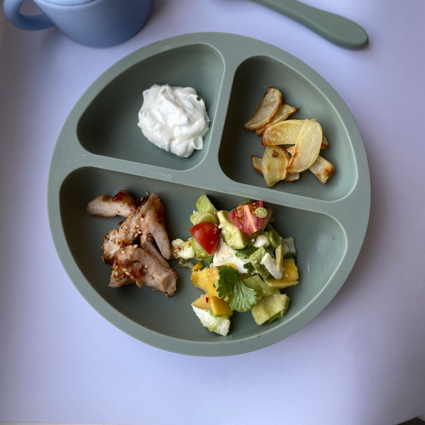 Kycklinglårfilé med mangosalsa