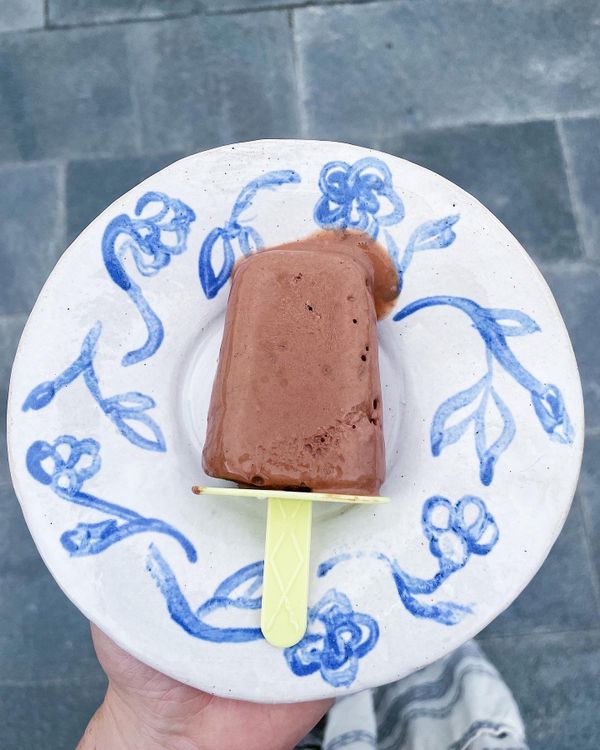 Kokos- och chokladglass