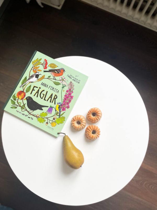 Pannkaksmuffins med rivet äpple