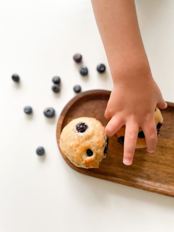 Yoghurtmuffins med blÄbÀr