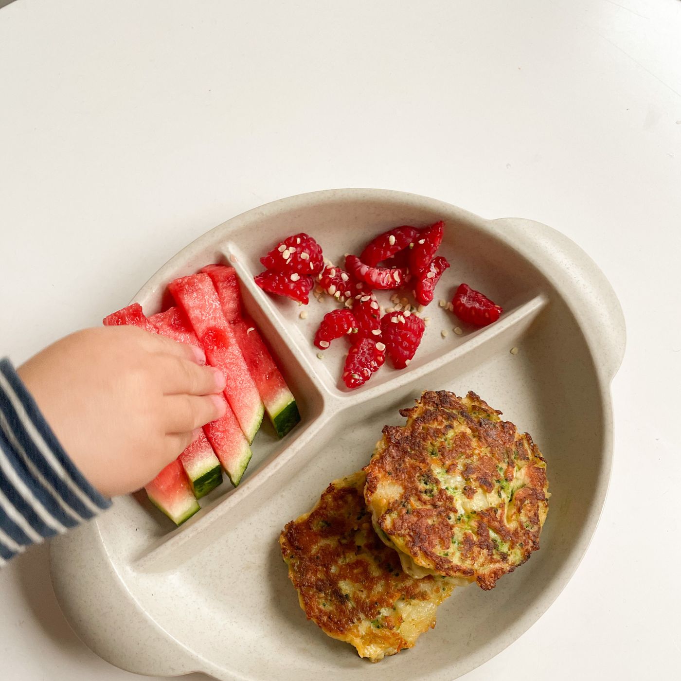 Halloumibiffar med grönsaker