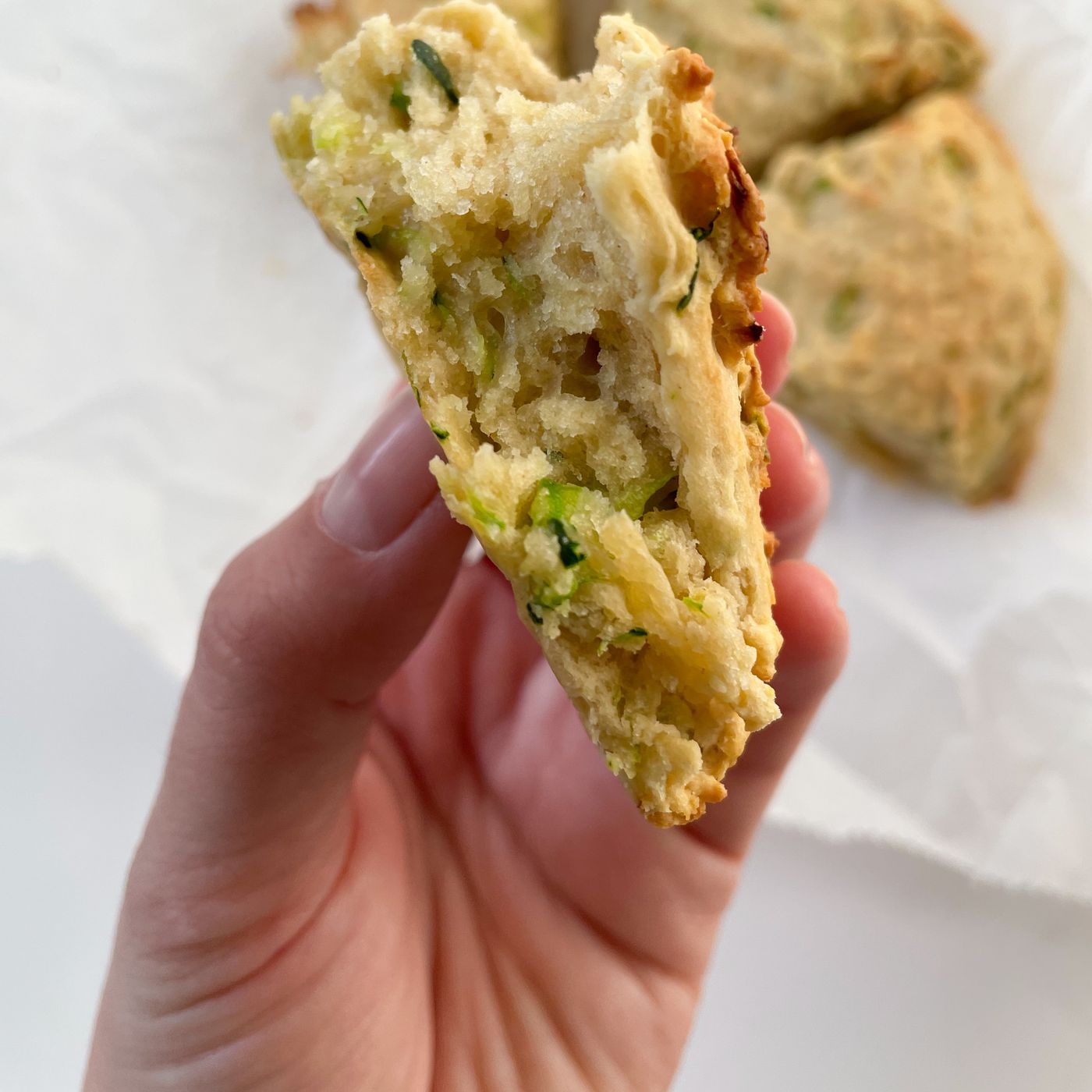 Zucchini-scones