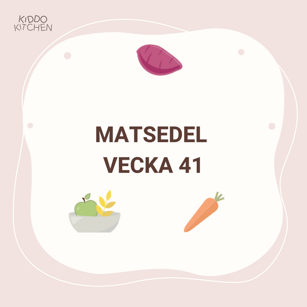 Matsedel vecka 41