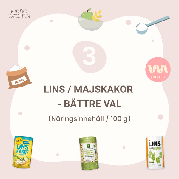 Bättre val - lins/majskakor
