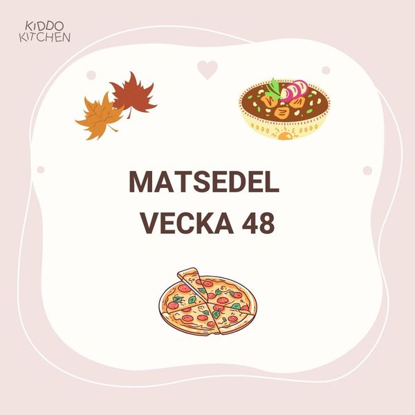 Matsedel vecka 48 🍽️