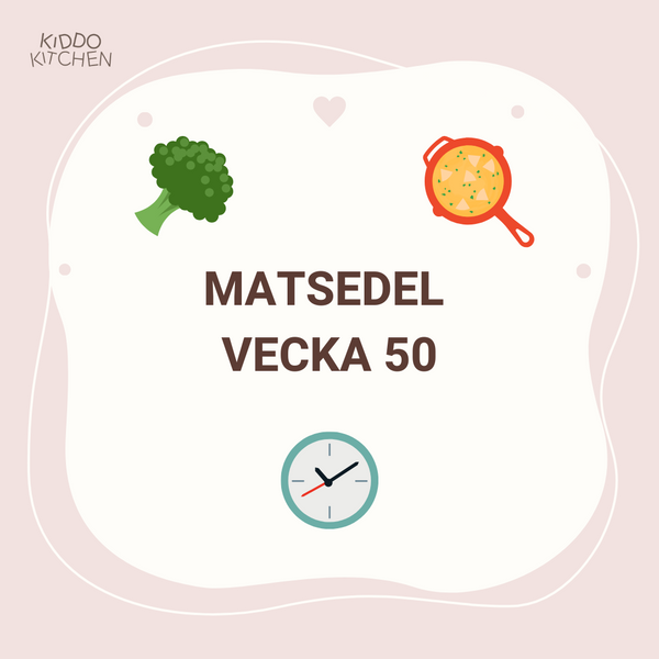 Matsedel vecka 50