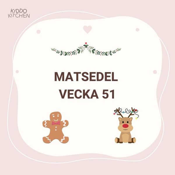 Matsedel vecka 51