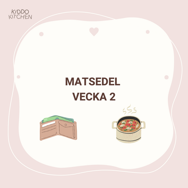 Matsedel vecka 2