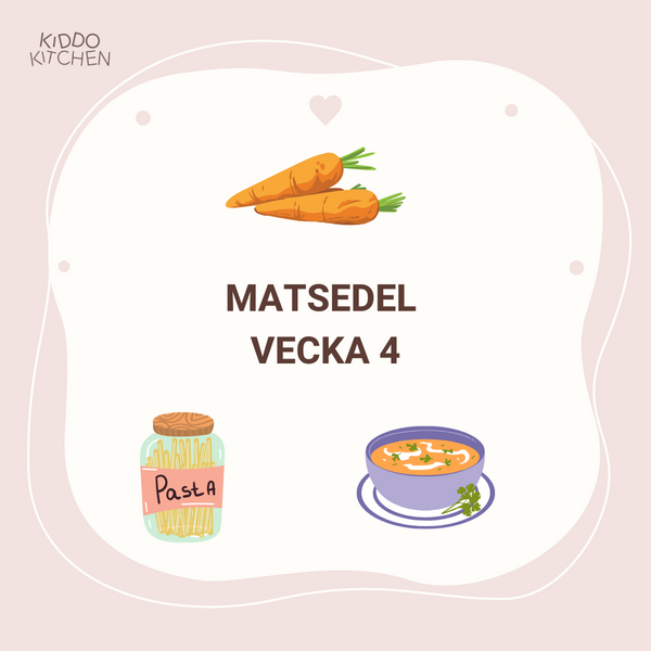 Matsedel vecka 4
