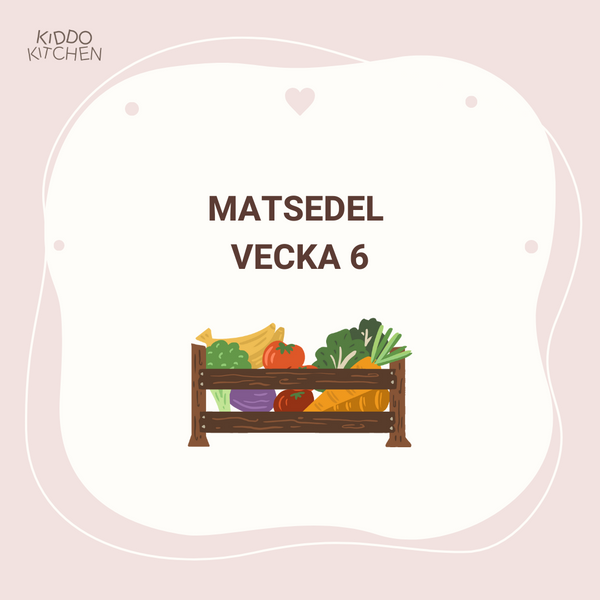Matsedel vecka 6