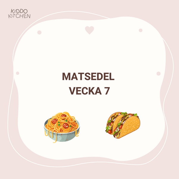 Matsedel vecka 7