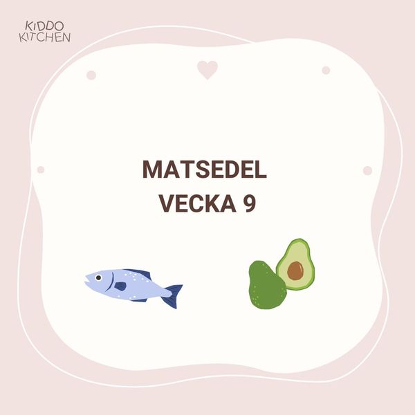 Matsedel vecka 9