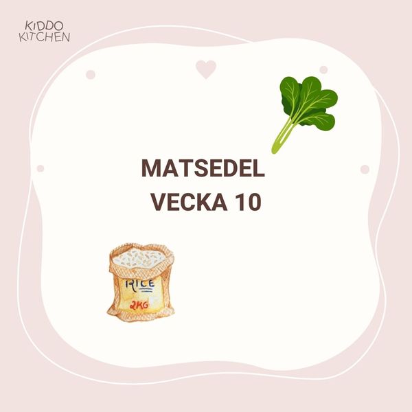 Matsedel vecka 10