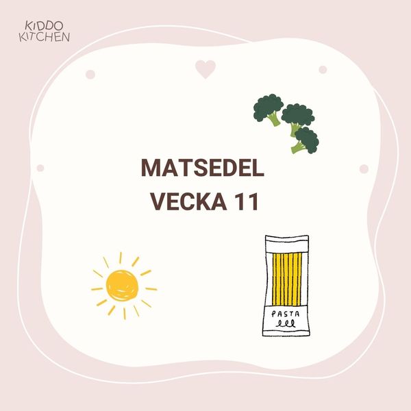 Matsedel vecka 11