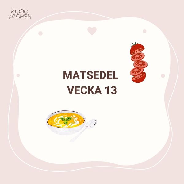 Matsedel vecka 13