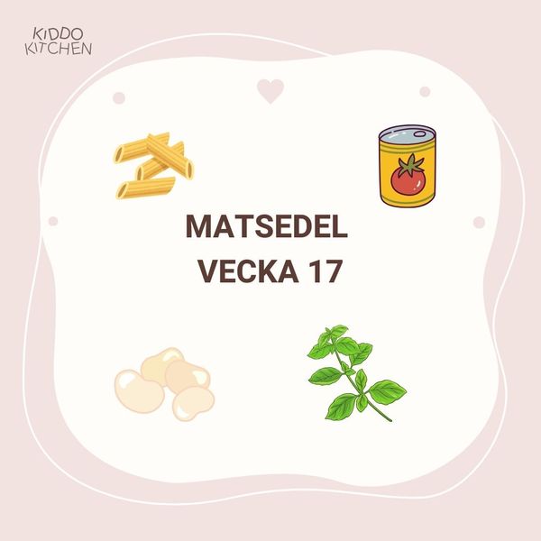 Matsedel vecka 17