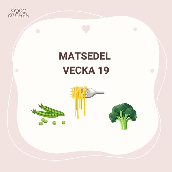 Matsedel vecka 19