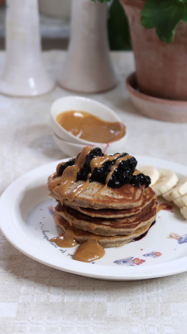 Banan- och bovetepannkakor