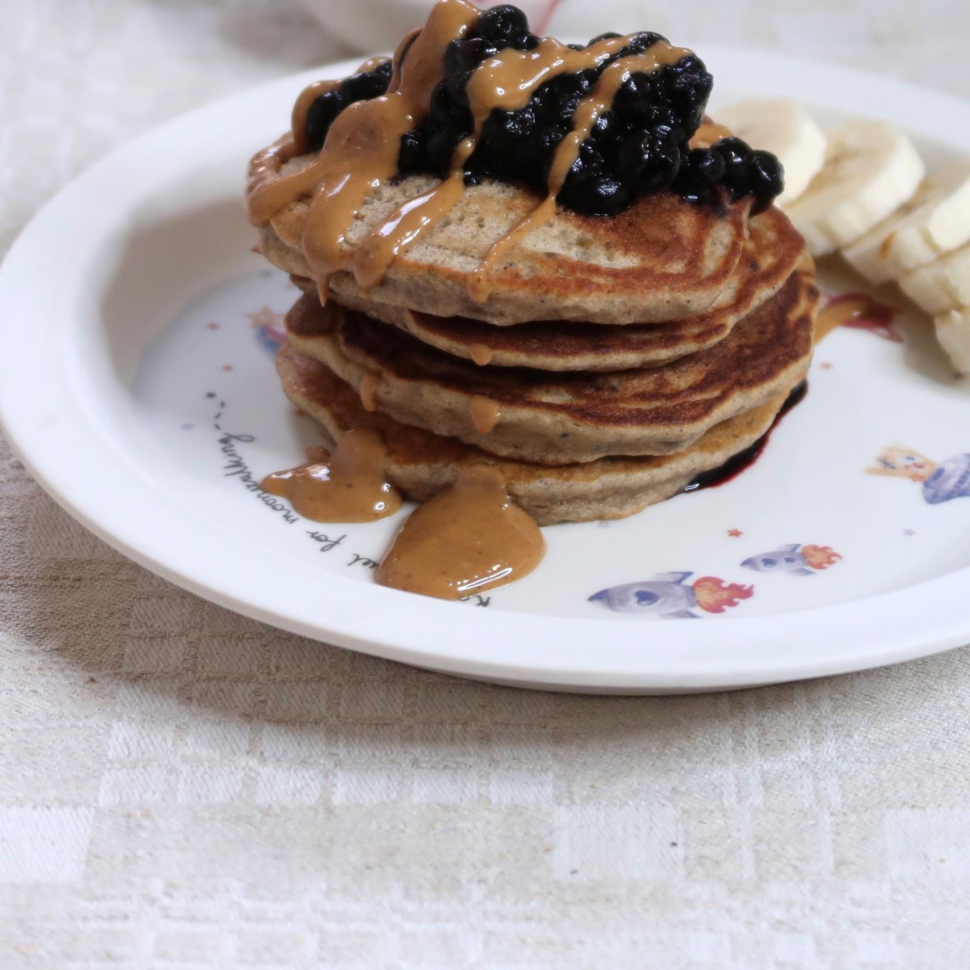 Banan- och bovetepannkakor