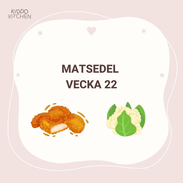 Matsedel vecka 22