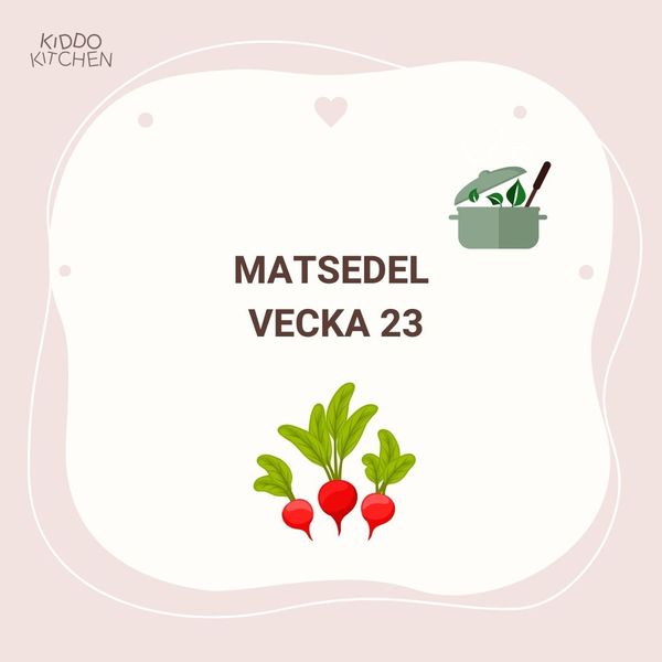 Matsedel vecka 23
