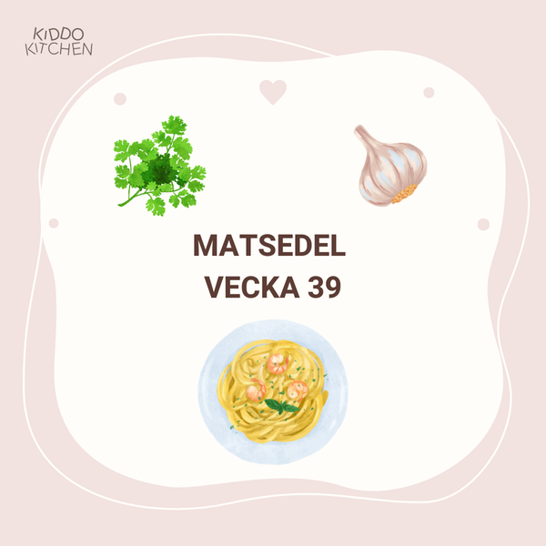 Matsedel vecka 39