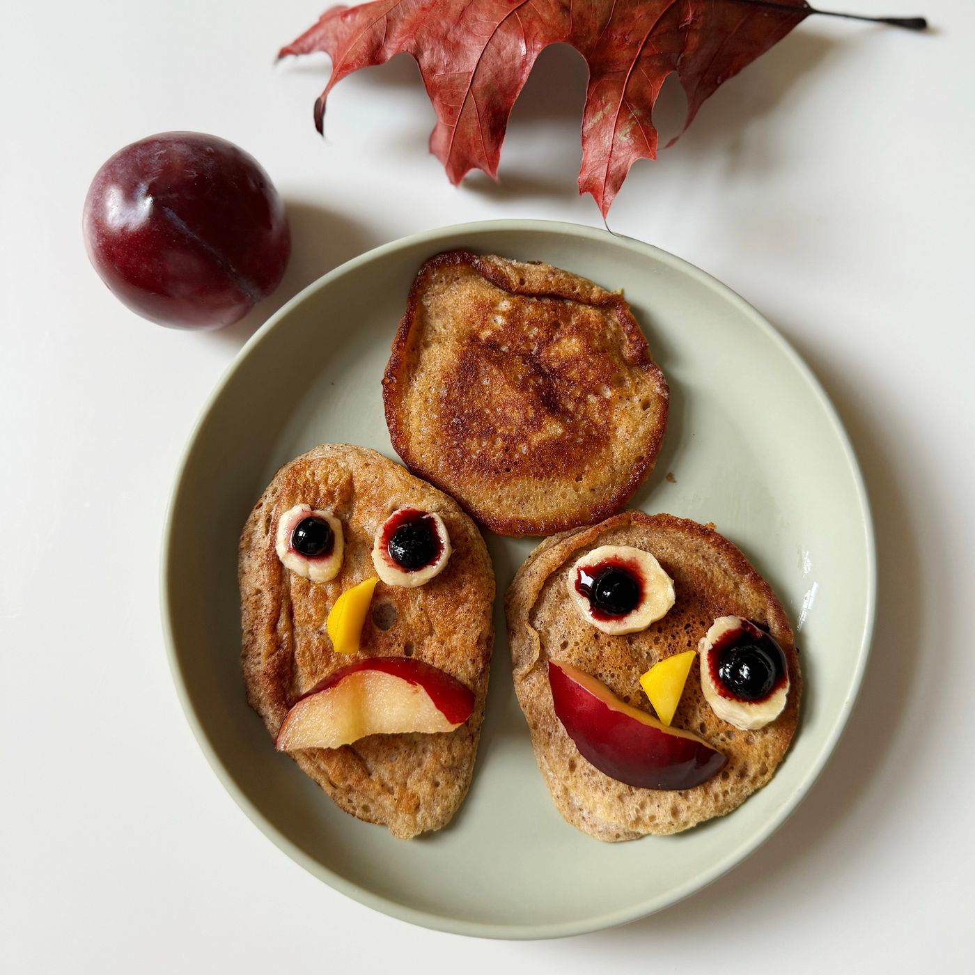 Amerikanska halloween pannkakor med pumpkin spice