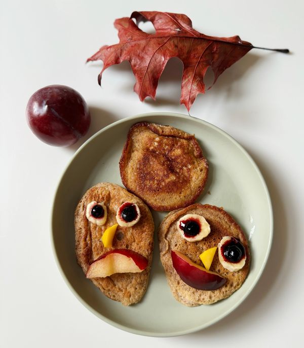 Amerikanska halloween pannkakor med pumpkin spice