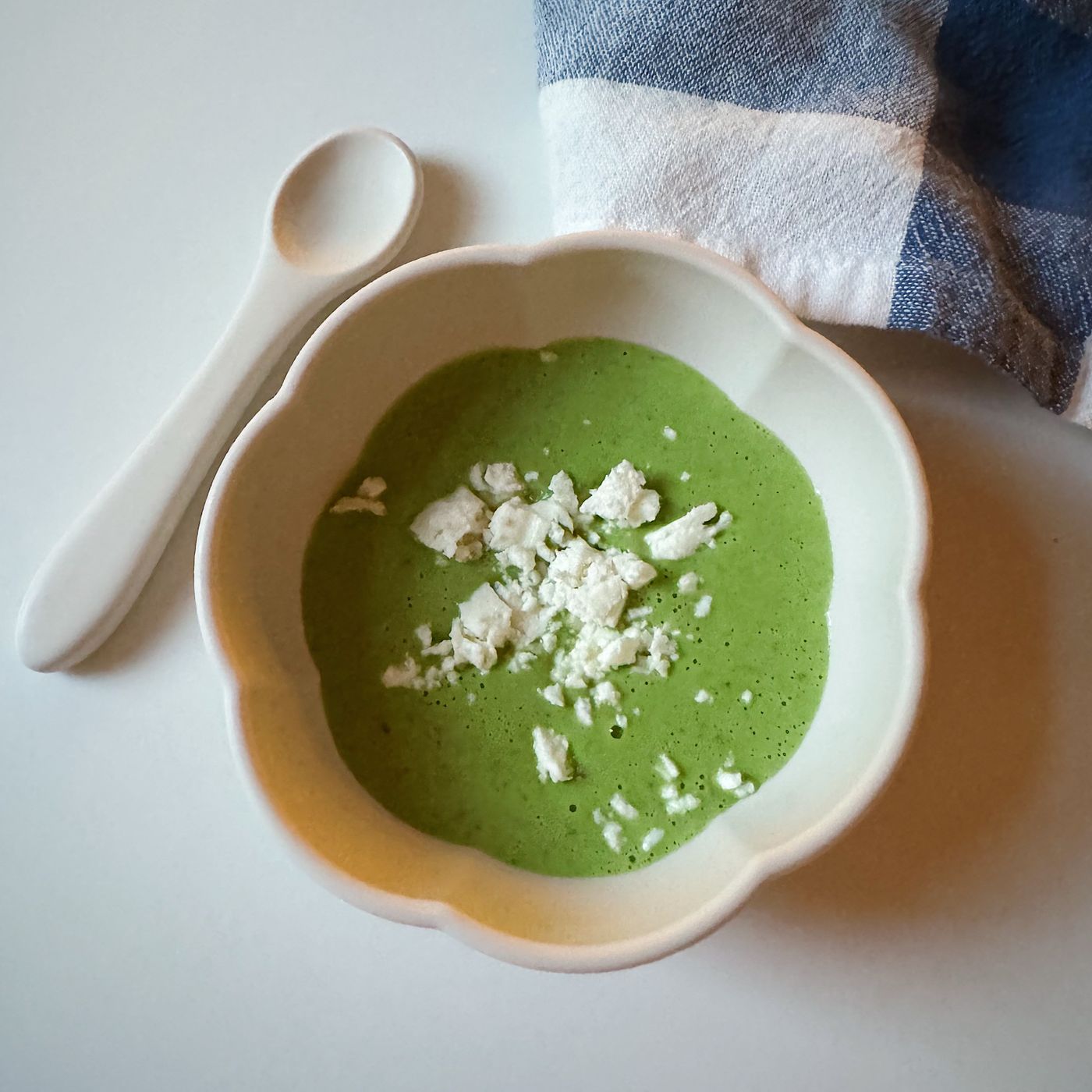 Broccolisoppa med fetaost