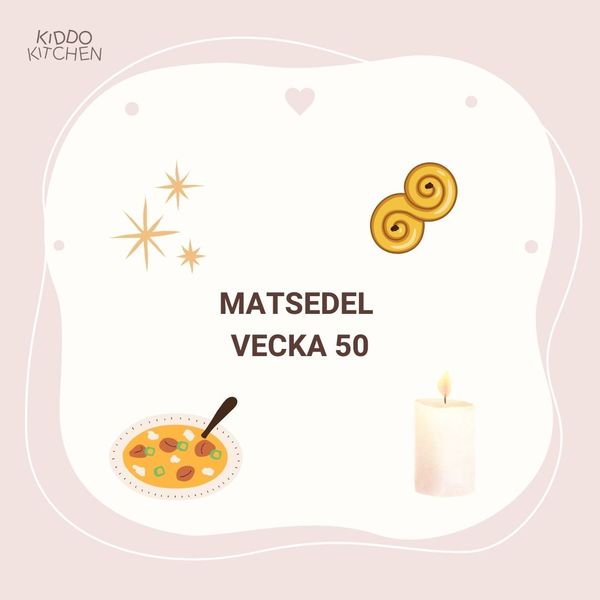 Matsedel vecka 50